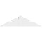 Ekena Millwork Saratoga Architectural Grade PVC Gable Bracket, 36"W x 9"H x 2"D x 4"F, 6/12 Pitch GBP036X09X0204SAR00 - alternate 4